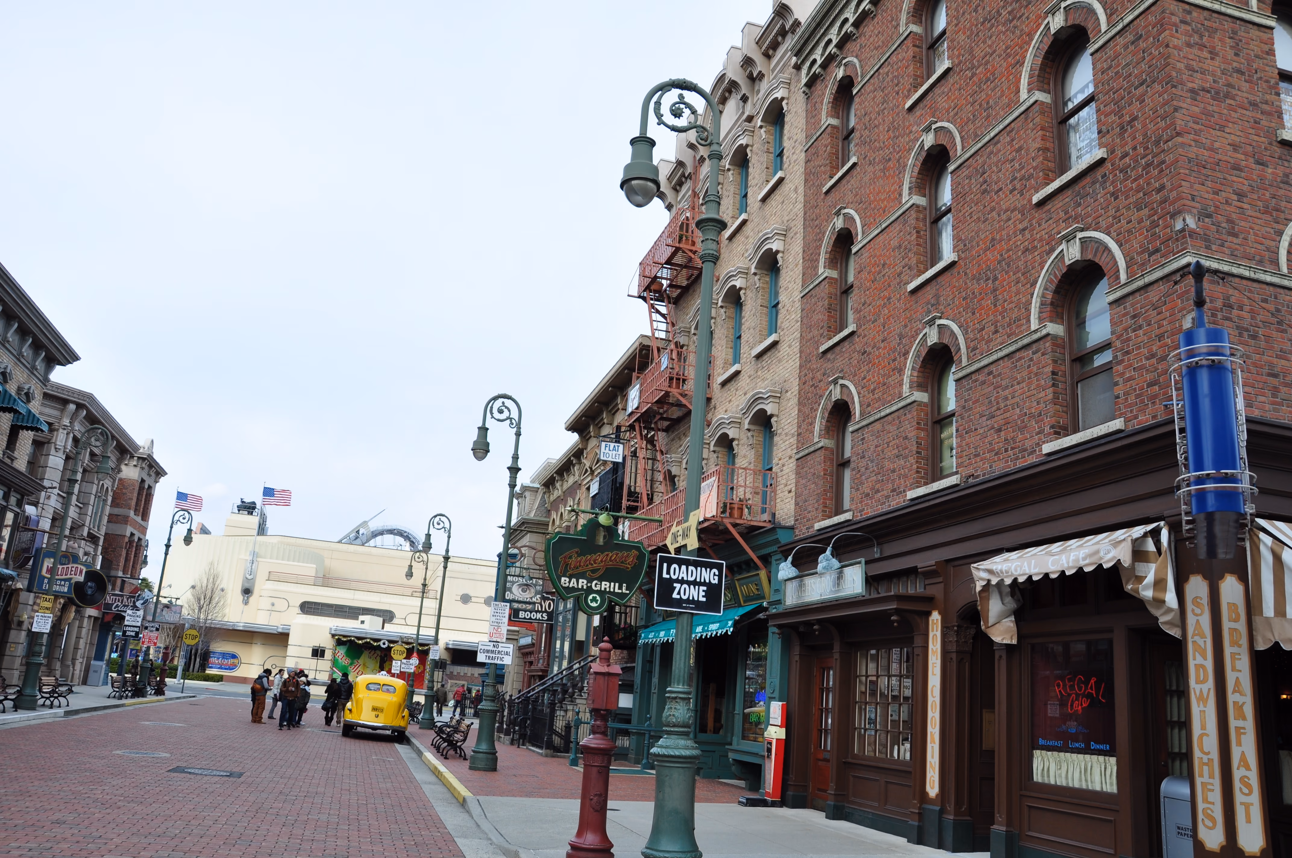 A second view within Universal Studios Japan around midday